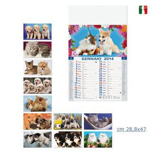 stampa calendari cani e gatti