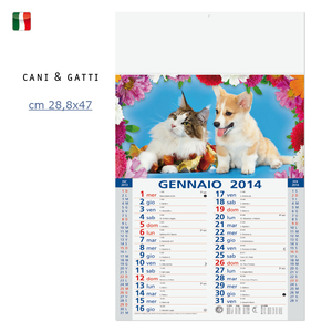 calendario cani e gatti