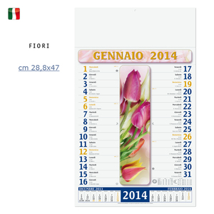 stampa calendari fiori